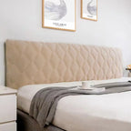 Velvet Headboard Cover – Quilted Dust Protector for Bedroom Decor