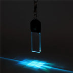 Acrylic LED Keychain – RGB Light Up Key Pendant for DIY Wedding Decor Gifts
