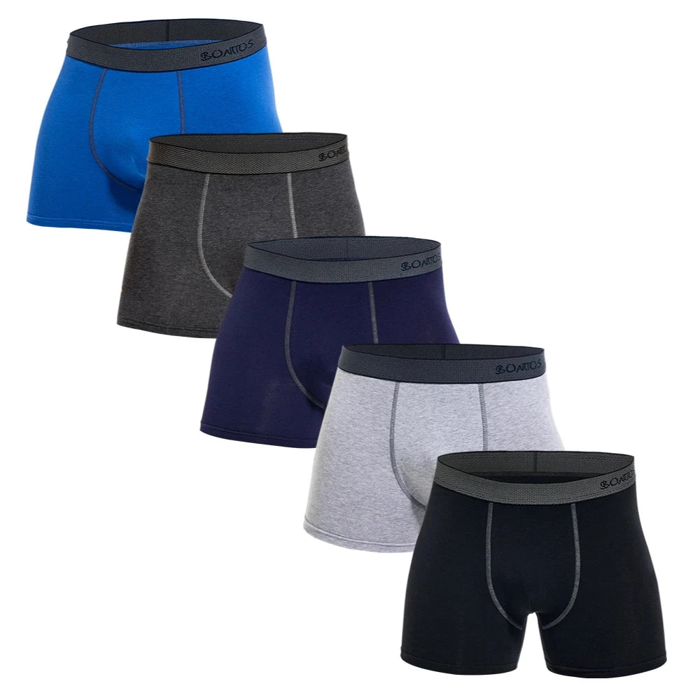 Cotton Boxer Briefs – Men Luxury Underwear for Gym and Daily Wear