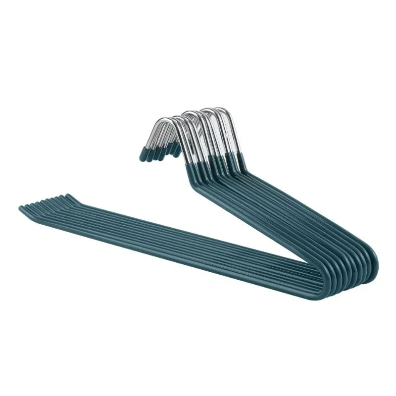 Non-Slip Metal Trouser Hangers – Open Ended Space Saving for Wardrobe Organization