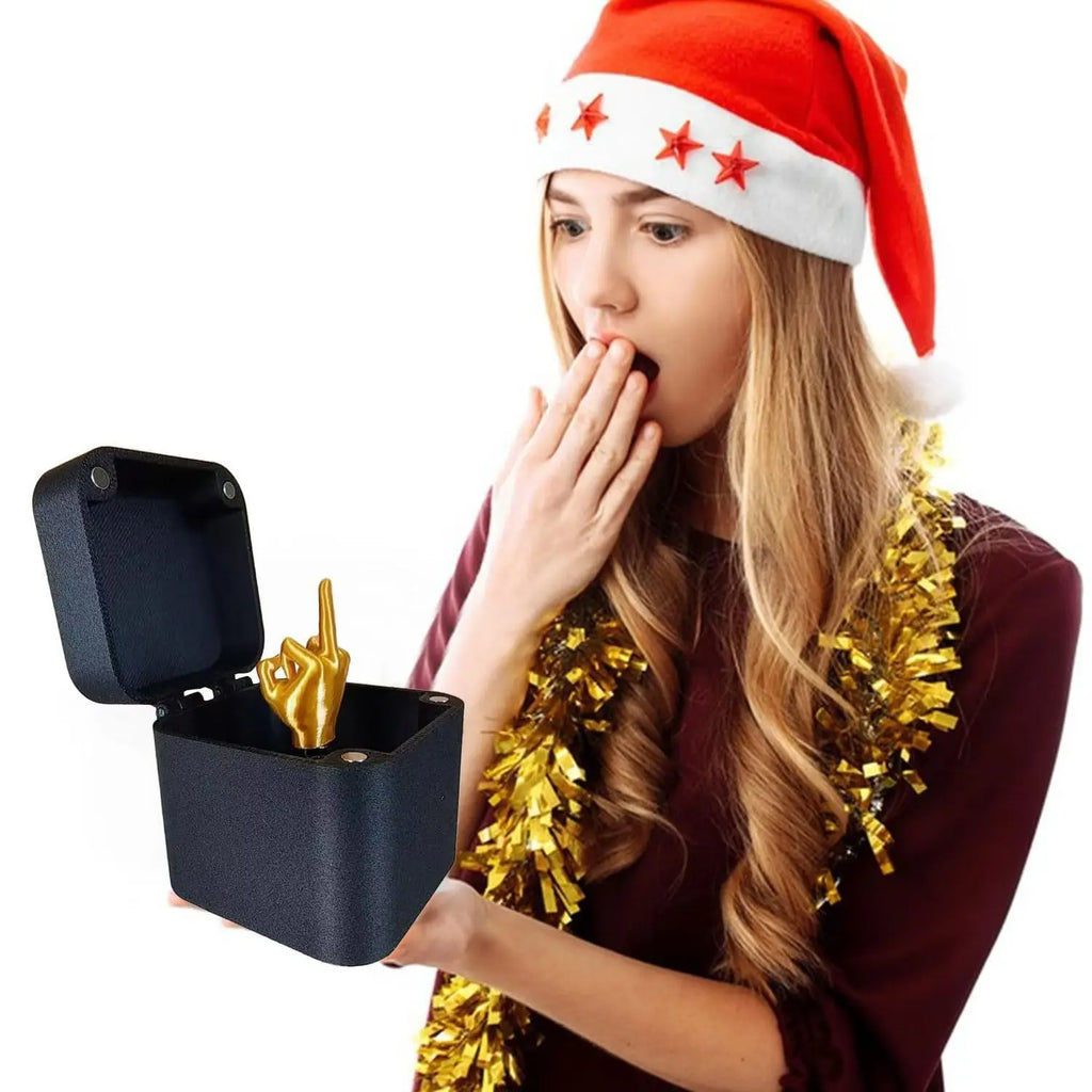Middle Finger Pop-Up Box – Funny Prank Gift for Office Desk Decor