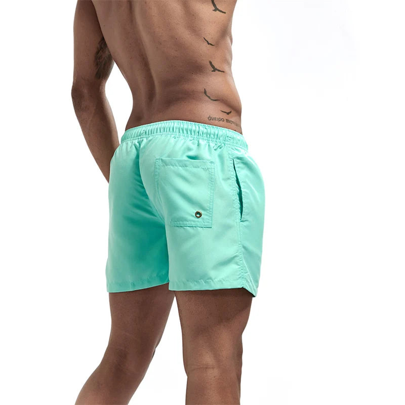 Mens Quick Dry Swim Trunks – Lightweight Beach Shorts for Summer Swimming