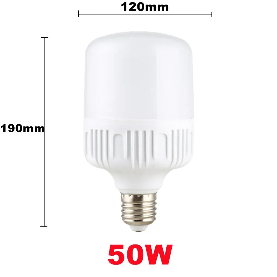 100W E27 LED Light Bulb – High Brightness Eye Protection for Home Lighting