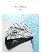 Waterproof PU Swimming Cap – Unisex Adult Professional Hat for Lap Training