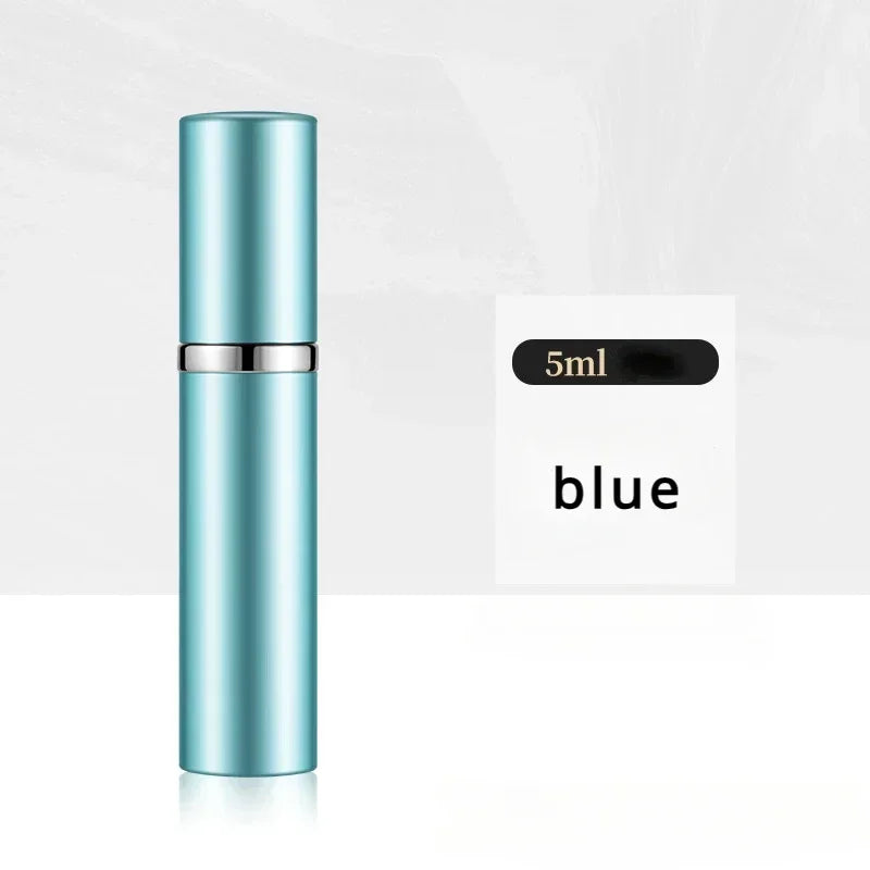 Refillable Aluminum Perfume Atomizer – Portable Spray Bottle for Travel