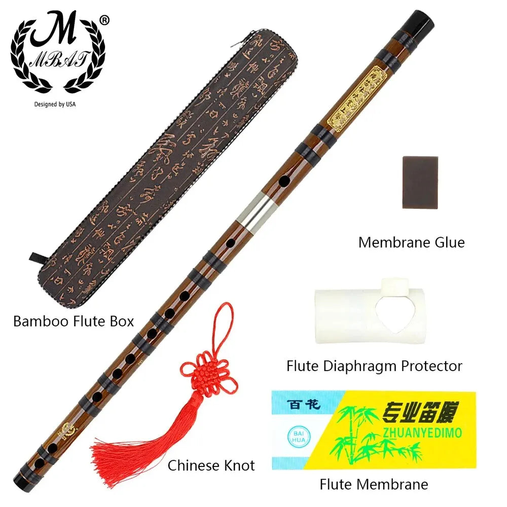 Bamboo Dizi Flute – Professional Woodwind Instrument for Traditional Music