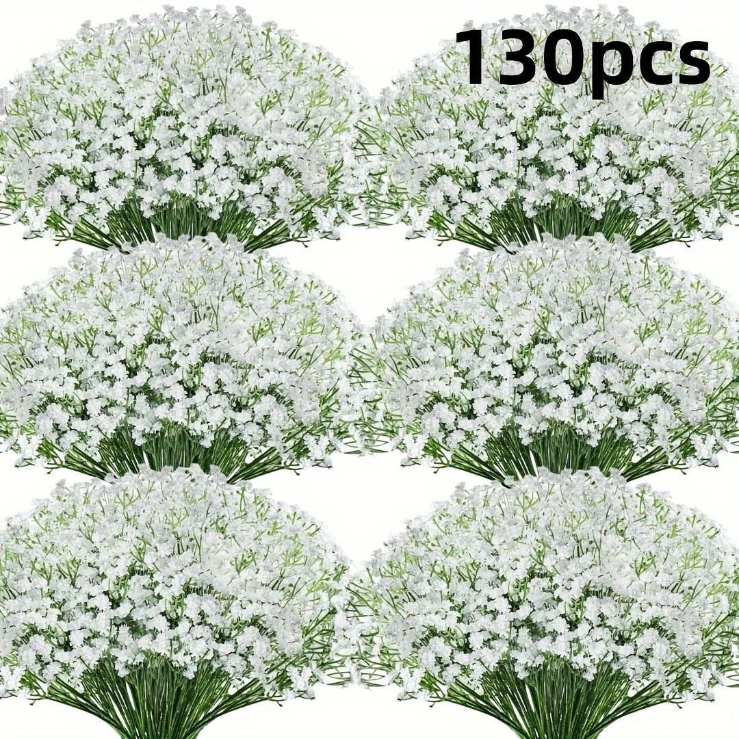 Artificial Baby's Breath Flowers – Floral Bouquet for Home Decor