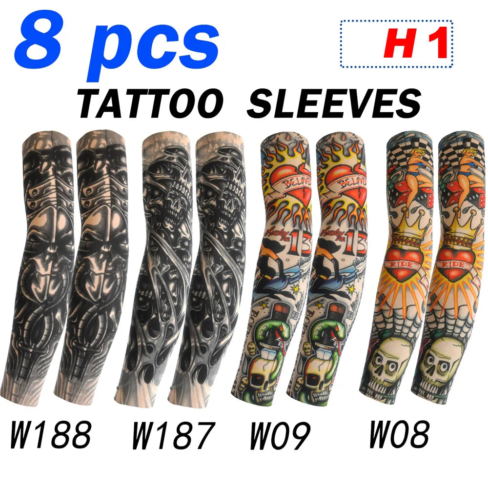 Tattoo Sleeves – Elastic Sun Protection for Outdoor Cycling and Sports