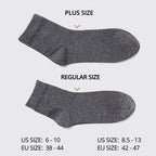 Cotton Blend Business Socks – Soft Breathable Footwear for Men Size 6.5-14