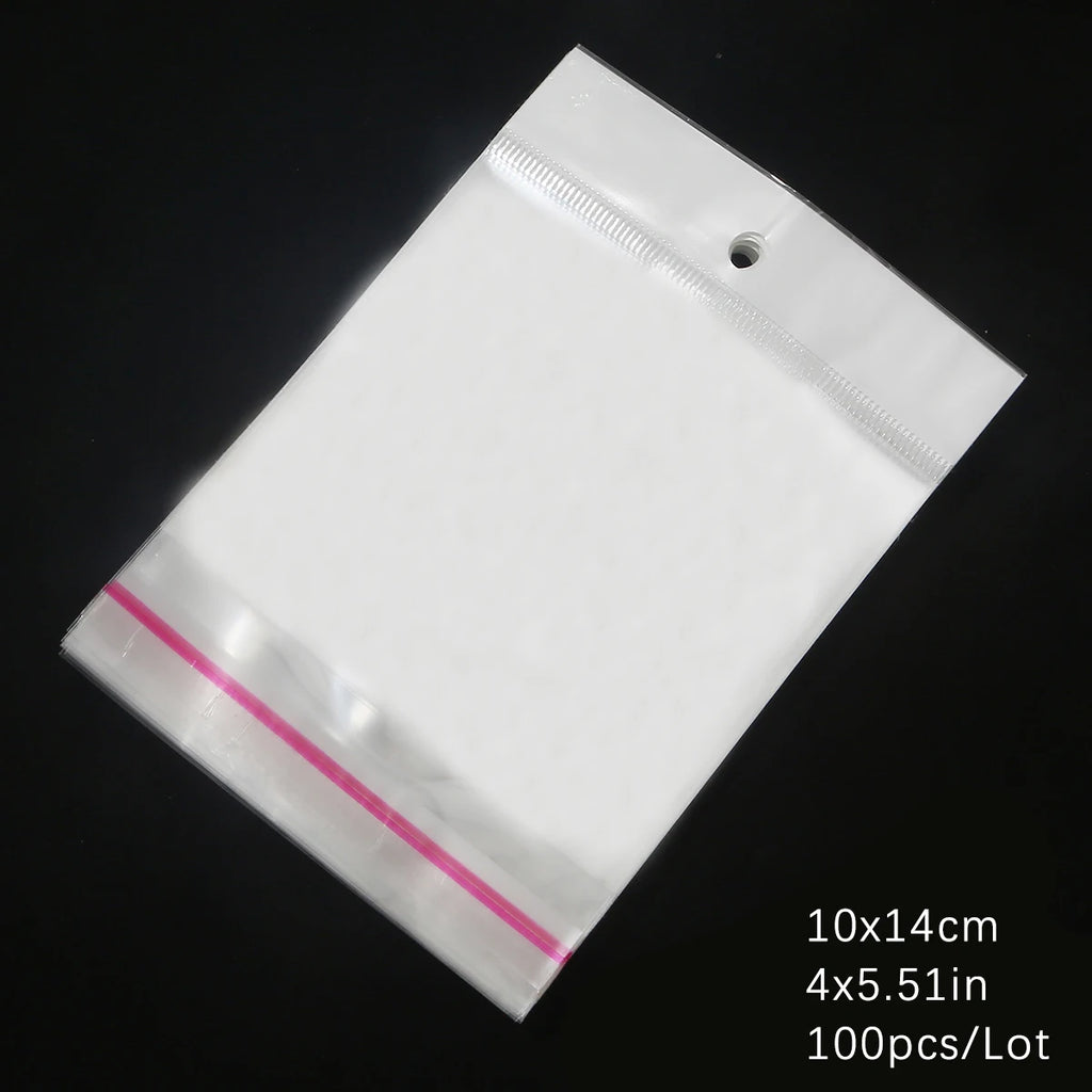 Self-Sealing Cellophane Bags – Transparent Adhesive Packaging for Gifts and Treats
