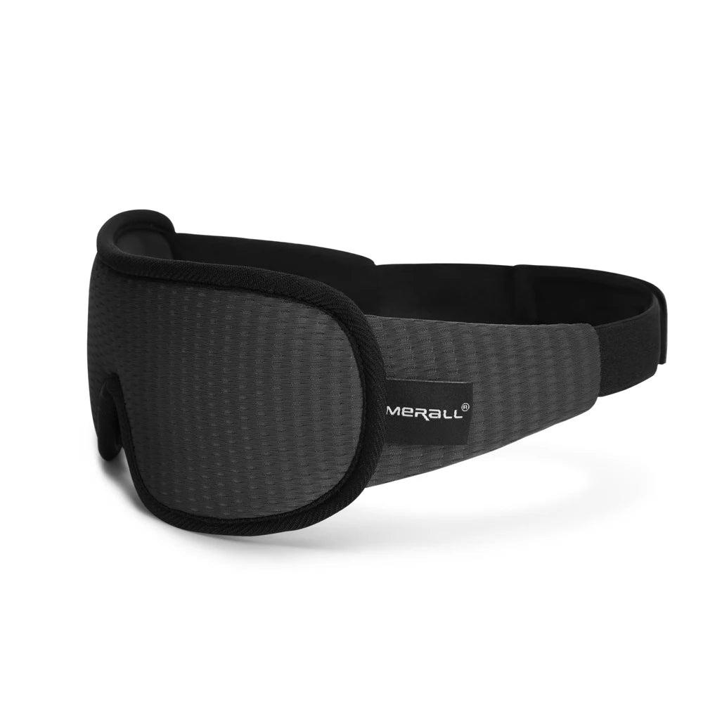 Soft 3D Contoured Eye Mask – Breathable Light Blocking for Travel Sleeping