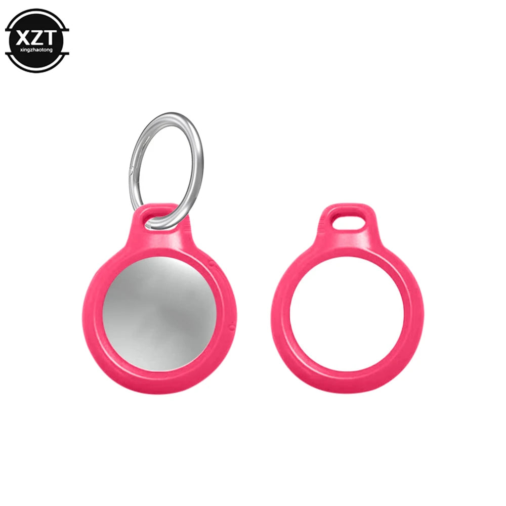 Protective Bumper Case with Strap for Airtag Tracker Keychain