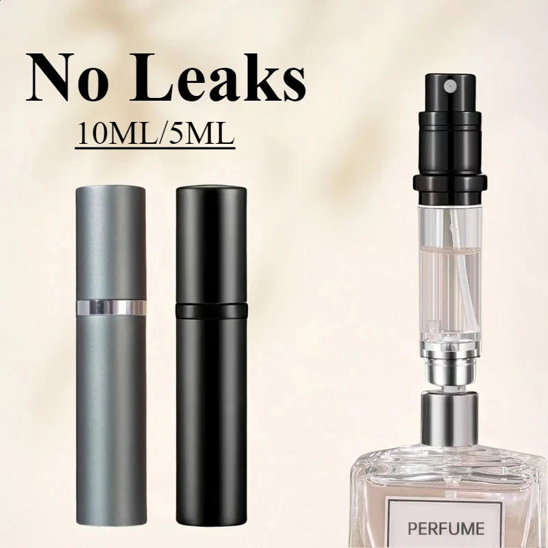 Refillable Aluminum Perfume Atomizer – Portable Spray Bottle for Travel