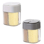 4-in-1 Camping Seasoning Shaker – Multi-Compartment Spice Jar for Outdoor BBQ