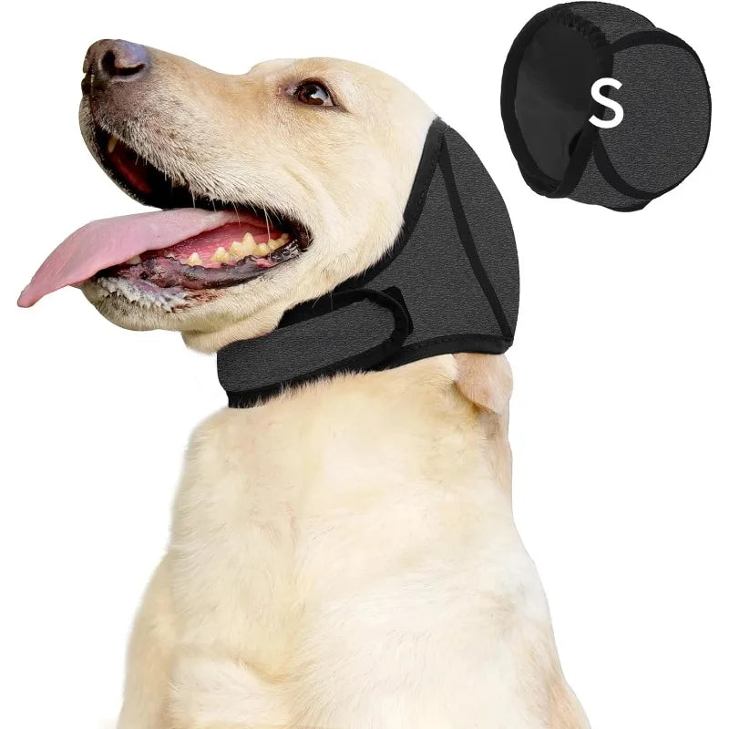 Adjustable Dog Ear Muffs – Noise Canceling Calming Headcover for Anxiety