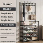 Multi-Layer Shoe Rack – Floor-Standing Organizer for Entryway and Closet Storage
