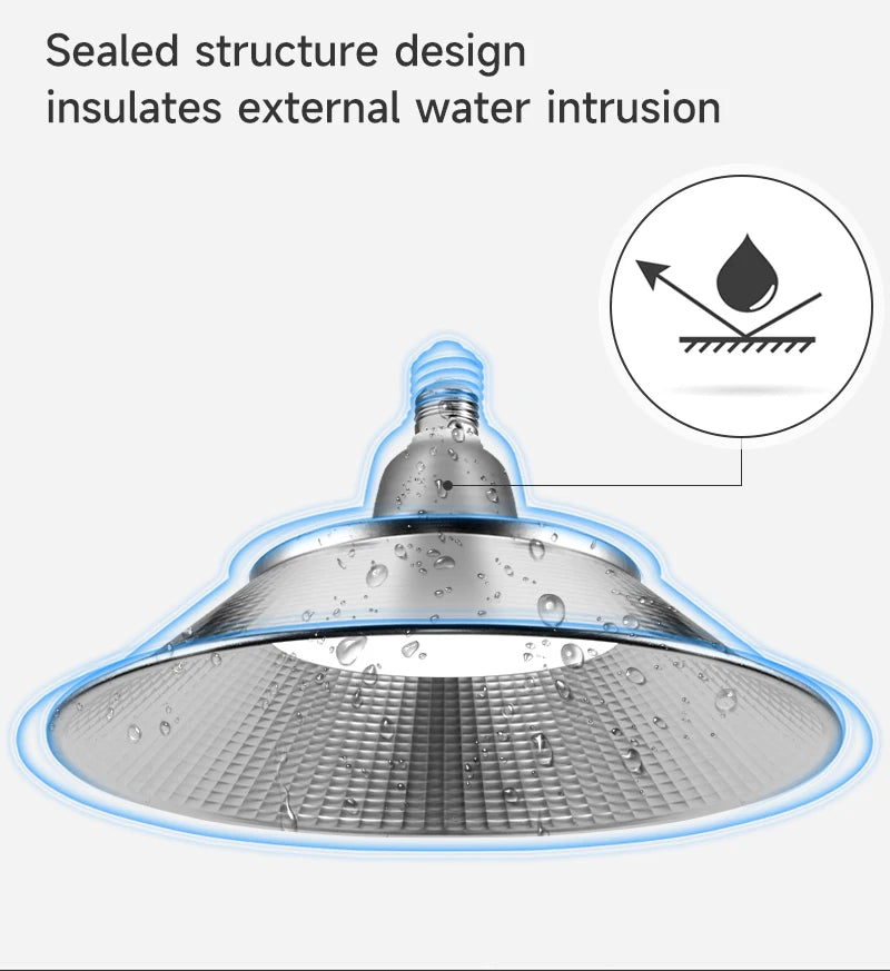 Waterproof LED Garage Bay Light – Aluminum High Brightness for Warehouse