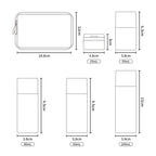 4-in-1 Travel Bottle Set – Leak Proof Refillable Containers for Toiletries