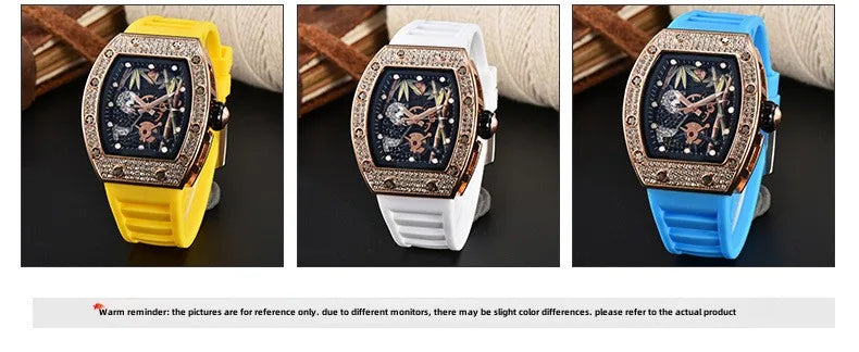 Bamboo Hollow Dial Quartz Watch – Fashionable Wooden Wristwatch for Men