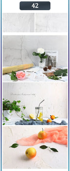 Marble Wood Grain Photography Backdrop – 57x87cm Waterproof Studio Props