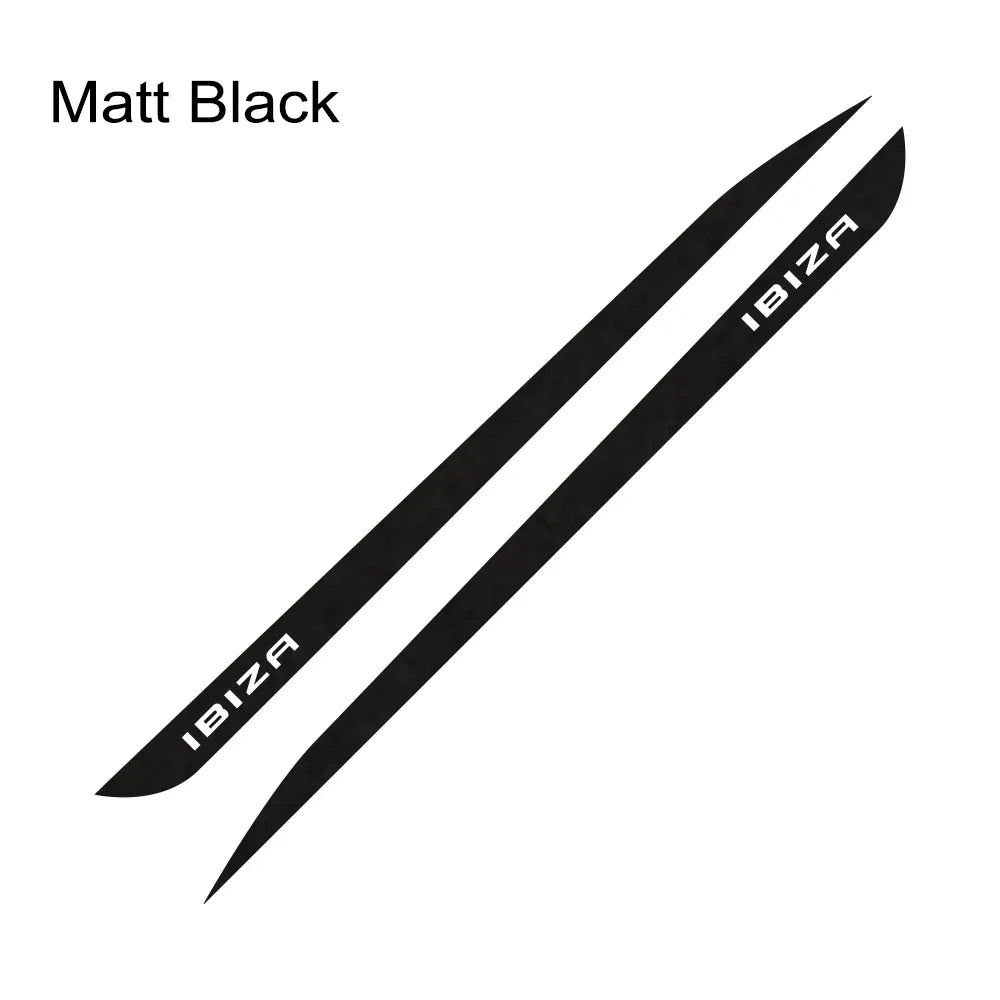 Vinyl Side Skirt Stripes – Car Body Decals for Seat Ibiza Tuning