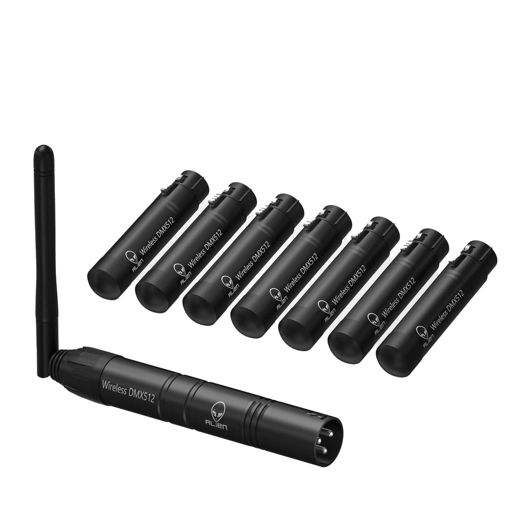 Wireless DMX Transmitter Receiver – 2.4G ISM Controller for Stage Lighting
