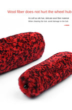 Foldable Car Wheel Brush – Plush Microfiber Hub Cleaning Tool for Detailing