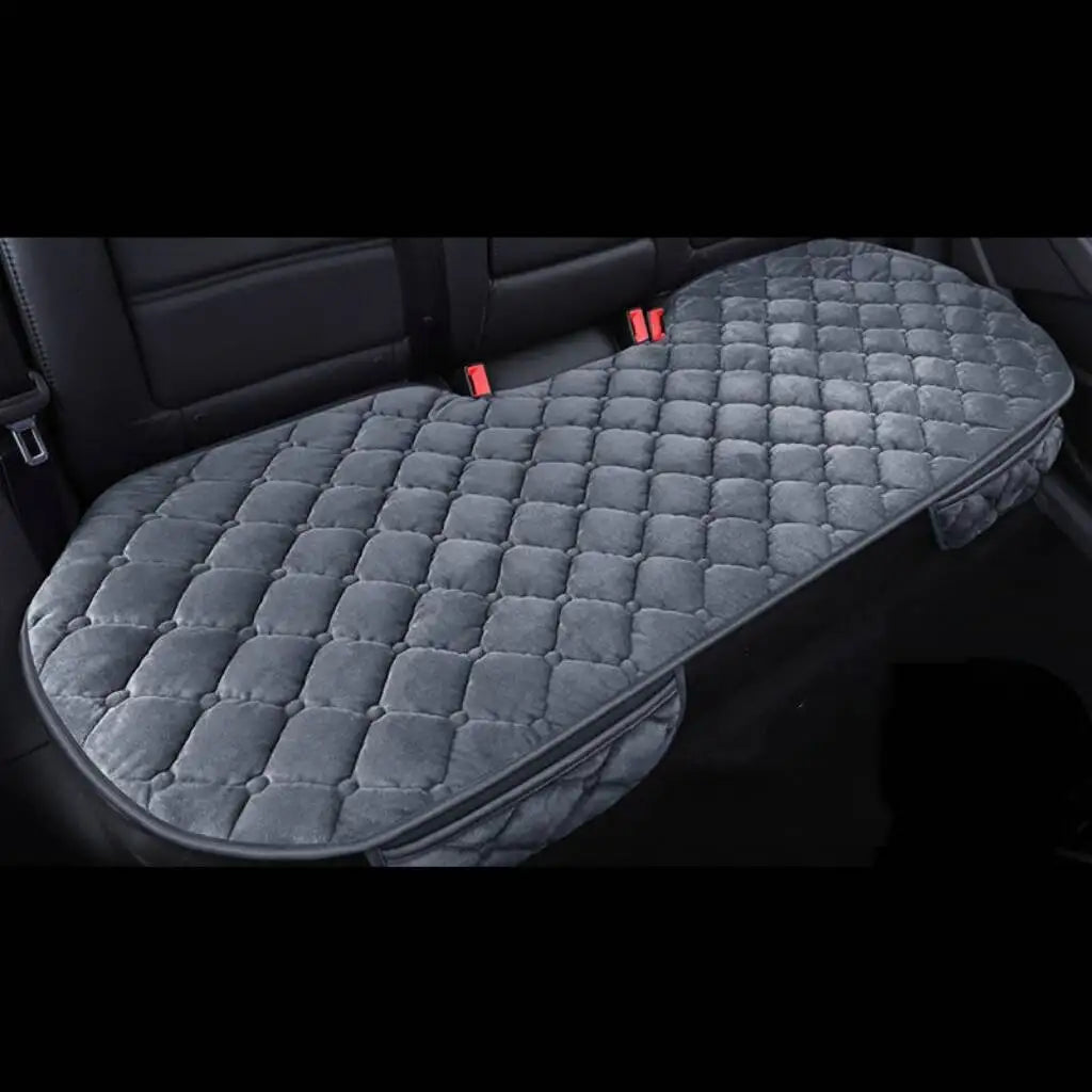 Universal Plush Car Seat Cushion – Winter Warmth for Automotive Interior
