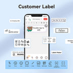 Waterproof Thermal Label Stickers – Adhesive Paper for D11/D110/D101 Printers