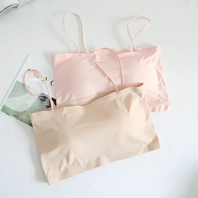 Strapless Tube Top Bra – Seamless Beauty Back Camisole for Daily Comfort