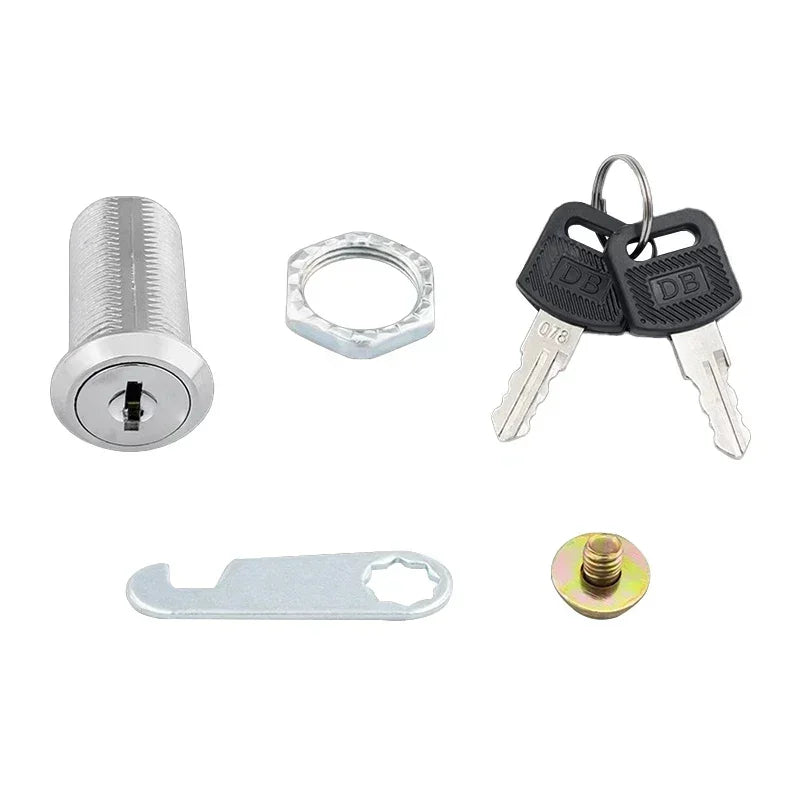 Cam Lock Drawer Cabinet Hardware – Assorted Sizes for Furniture Security
