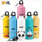 Insulated Stainless Steel Cartoon Mug – Kids Water Bottle for School Sports