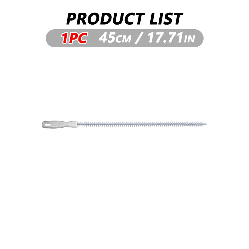 Flexible Pipe Dredging Brush – Long Reach Sewer Cleaner for Sink Clogs