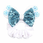 Velvet Sequin Mouse Ear Scrunchies – Elastic Hair Accessories for Kids Party