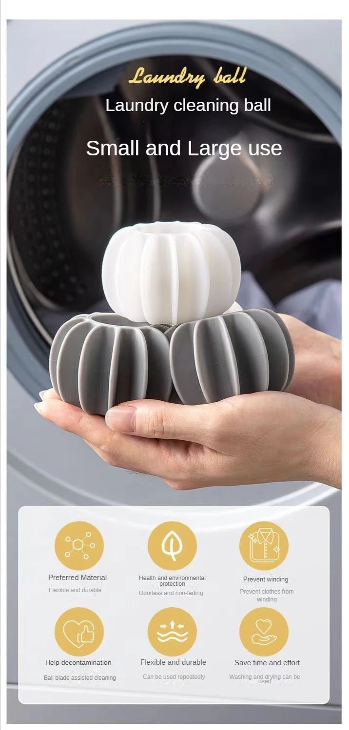 Silicone Laundry Balls – Reusable Pet Hair Remover for Washing Machines