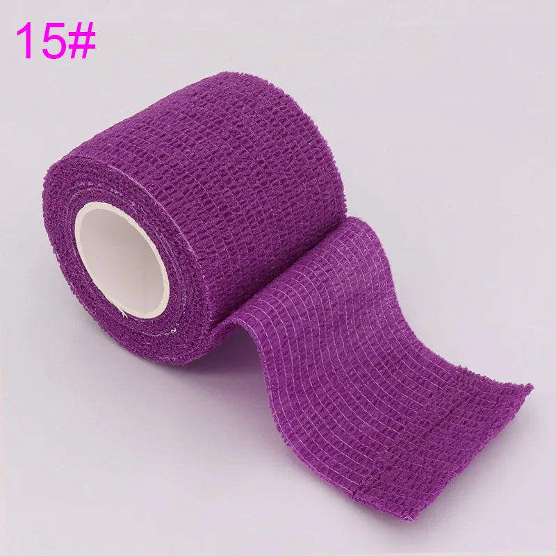 Self-Adhesive Elastic Athletic Tape – Sports Support Wrap for Gym and Injury Recovery