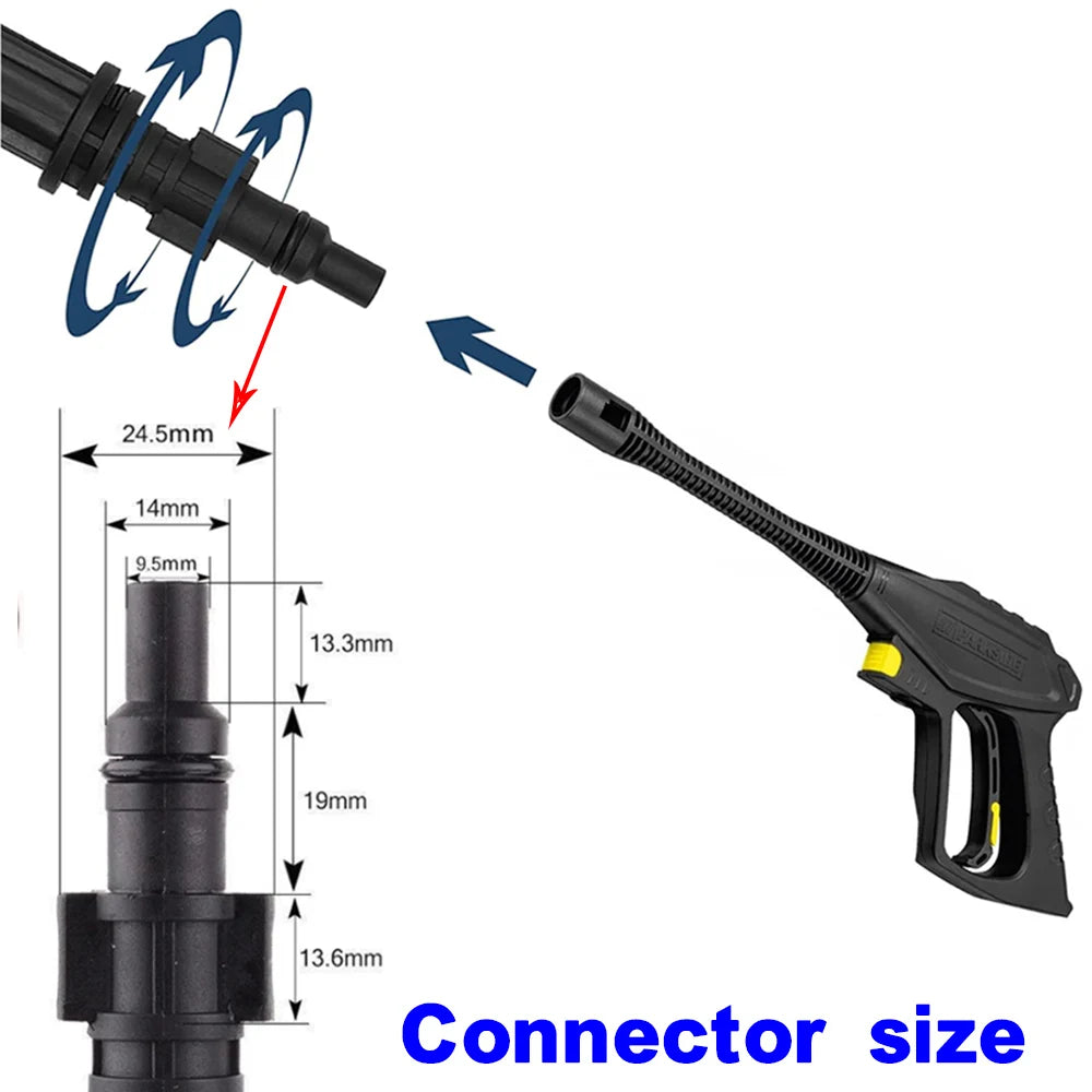 Rotating Turbo Lance – Pressure Washer Nozzle for Parkside Car Cleaning