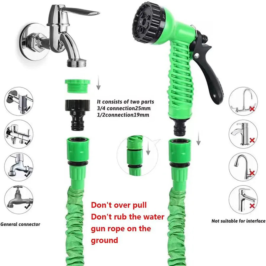 Expandable Garden Hose – Durable Lightweight Spray Tool for Home Watering