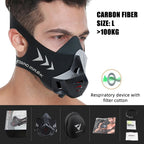 Elevation Training Mask – Black Fitness Gear for Running and Gym Workouts