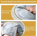 Bamboo Charcoal Dishcloths – Super Absorbent Anti-Grease Kitchen Cleaning