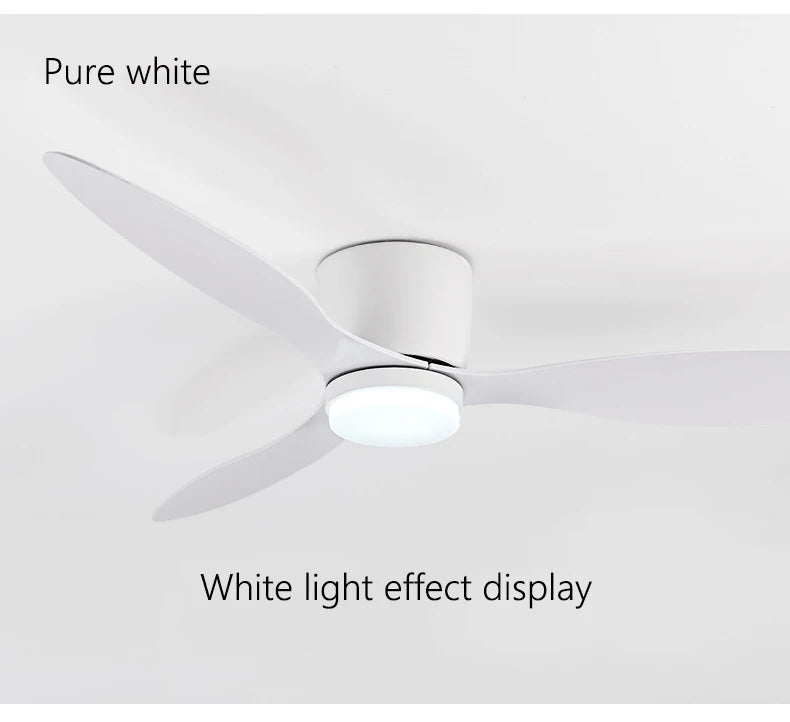 Modern LED Ceiling Fan – 42 52 Inch DC Motor for Nordic Home Lighting