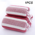 Bamboo Charcoal Coral Velvet Bath Towel – Super Absorbent for Daily Bathroom Use
