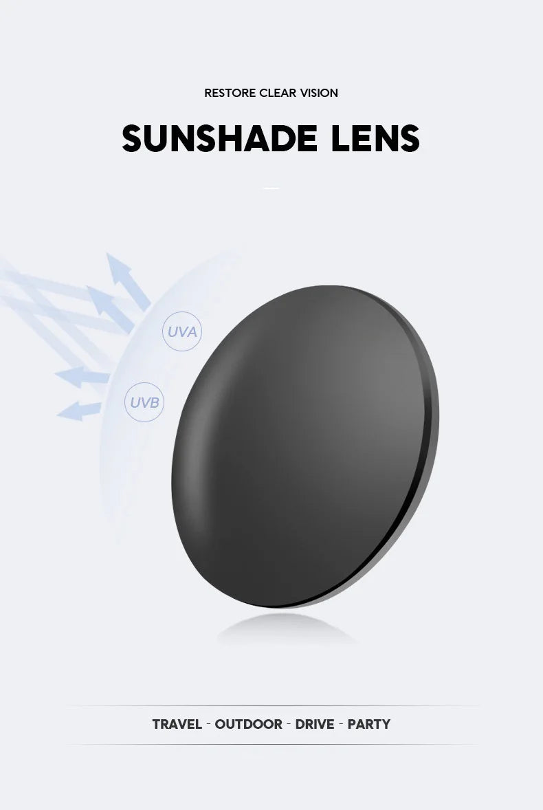 Oversized Rimless Square Sunglasses – Gradient Fashion Eyewear for Women