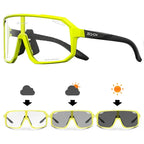Photochromic Cycling Sunglasses – UV400 Protective Eyewear for MTB and Road Bike