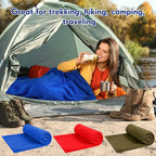 Fleece Sleeping Bag – 180x80cm Thermal Liner for Outdoor Camping and Travel