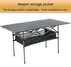Aluminum Folding Camping Table – Lightweight Portable Desk for Picnics