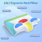 Memory Foam Cervical Pillow – Ergonomic Contour Support for Neck Pain Relief