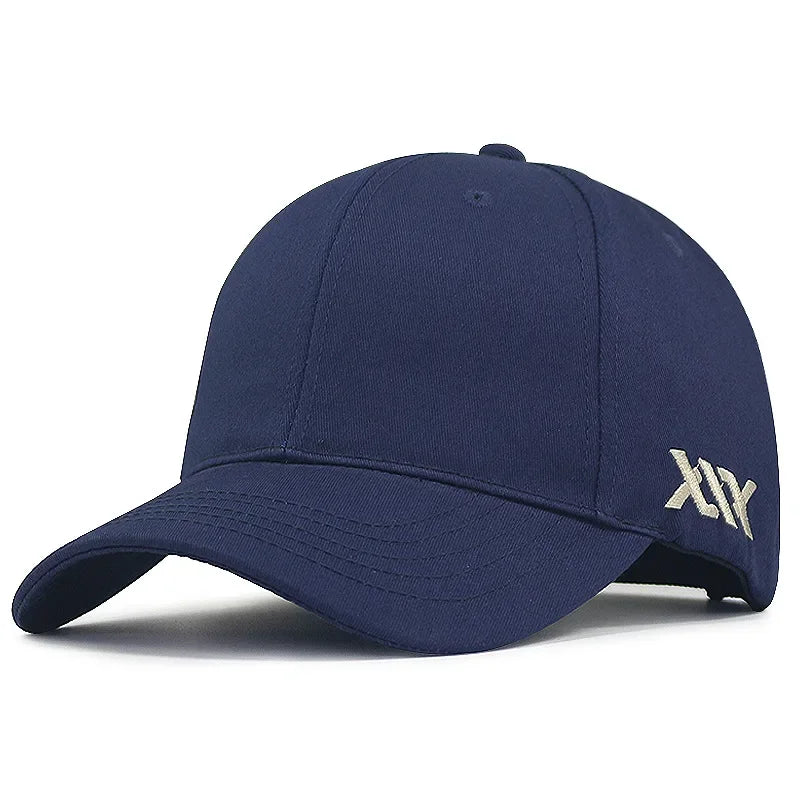 Oversized Cotton Baseball Cap – Adjustable Large Fit for Men and Women