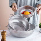 Stainless Steel Drain Basket – Perforated Strainer for Fruit and Vegetable