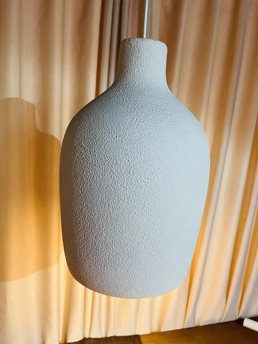Wabi Sabi LED Chandelier – Modern Minimalist Pendant Light for Dining Room